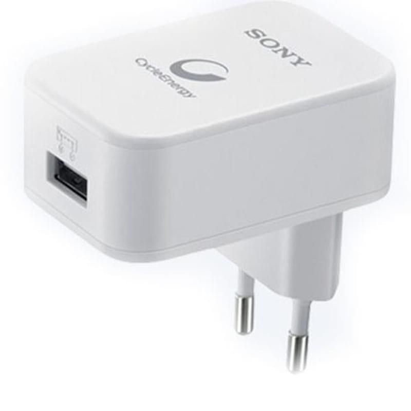 Сетевое зарядное устр-во 1*USB, 2.1A + каб. Micro USB 1.5м, Sony, Белый (CP-AD2) - фото #0, Technodom.kz