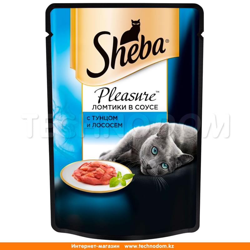 Влажный корм Sheba Pleasure для кошек с тунцом и лососем 85 г - фото #0, Technodom.kz