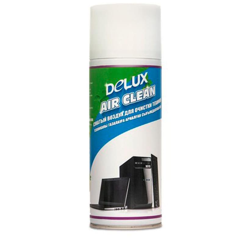 Сжатый воздух для чистки Delux Air Clean, 400мл (01675) - фото #0, Technodom.kz