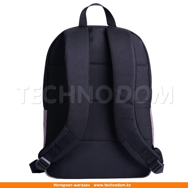 Рюкзак для ноутбука 15.6" NEO Back to School, Grey/Black, полиэстер (NEB-009GB) - фото #2, Technodom.kz