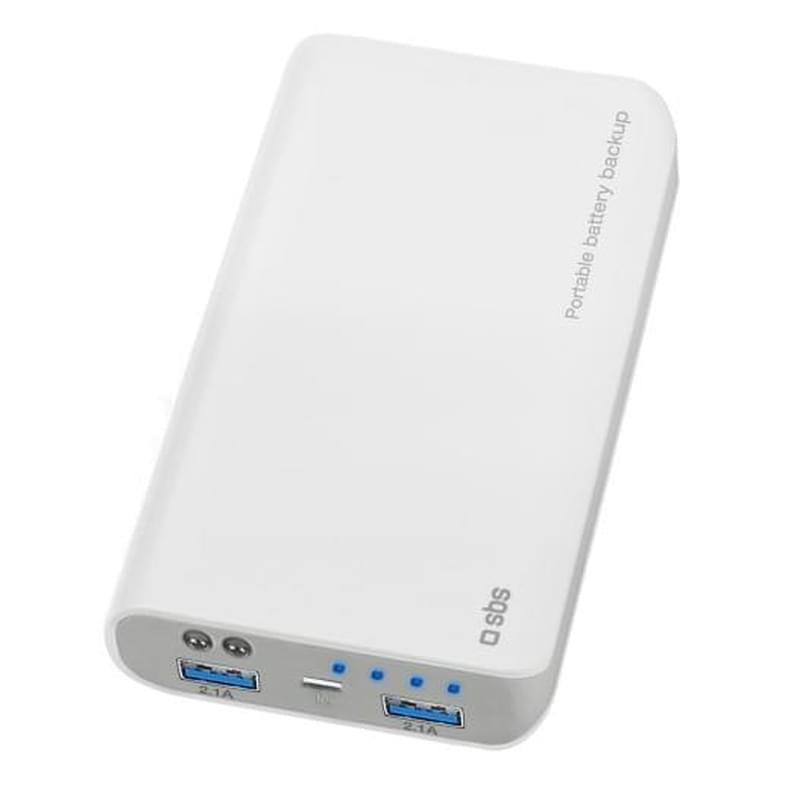 Внешний аккумулятор SBS, 13400Mah, White (TTBB134002U) - фото #0, Technodom.kz