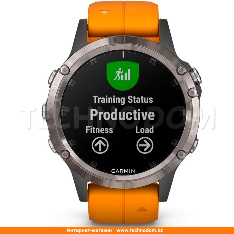 Garmin fenix 5 plus sapphire titanium orange outlet