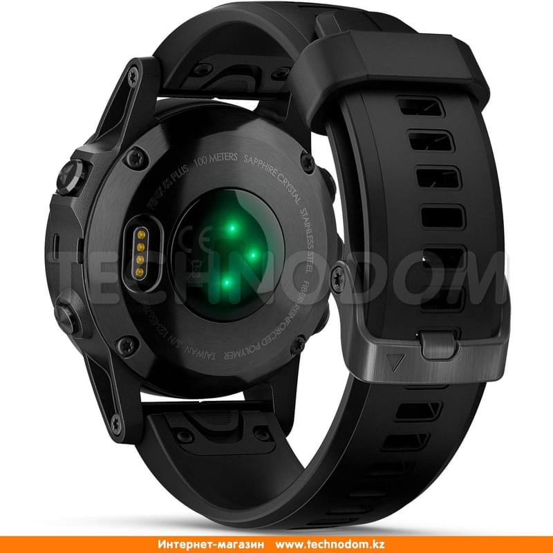 Смарт-часы Garmin Fenix 5S Plus Sapphire Black with Black Band - фото #3, Technodom.kz