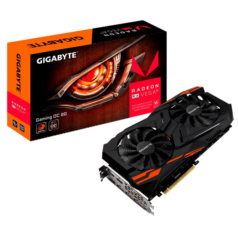 Видеокарта Gigabyte RX VEGA 56 GAMING OC 8G 2048bit/HBM2 (3*HDMI+3*DP) (GV-RXVEGA56GAMING OC-8G) - фото #3, Technodom.kz