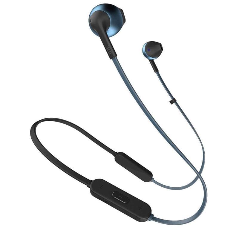 Наушники Вставные с Микрофоном JBL Bluetooth JBLT205BT, Blue - фото #0, Technodom.kz
