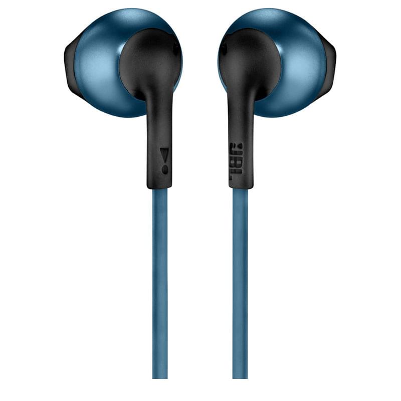Наушники Вставные с Микрофоном JBL Bluetooth JBLT205BT, Blue - фото #1, Technodom.kz