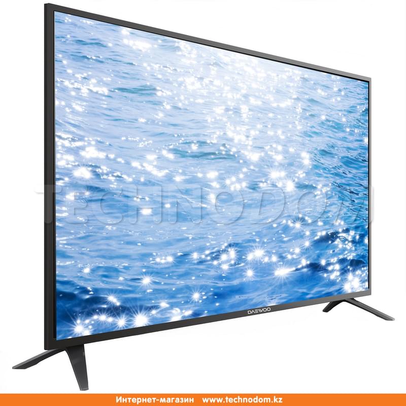 Телевизор 49" Daewoo U49V870VKE LED UHD Smart Black - фото #1, Technodom.kz