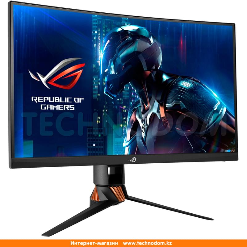Монитор Игровой 27" Asus ROG Swift PG27VQ 2560x1440 16:9 TN 165ГЦ (HDMI+DP) Curved Titanium - фото #2, Technodom.kz