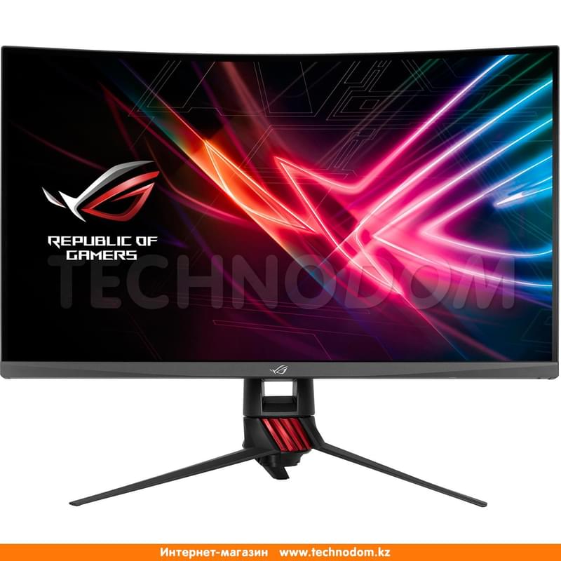 Монитор Игровой 31.5" Asus ROG STRIX XG32VQ 2560x1440 16:9 VA 144ГЦ (HDMI+2DP) Curved Red Gray - фото #0, Technodom.kz
