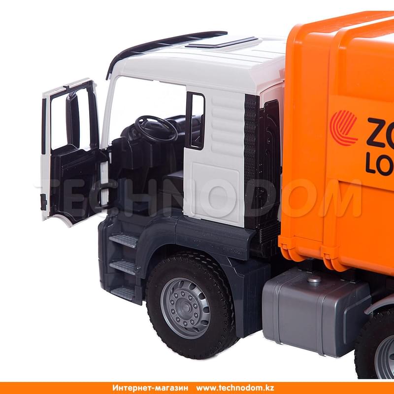 Мусоровоз «MAN TGS» оранжевый (подходит модуль со звуком и светом «H«) - фото #4, Technodom.kz