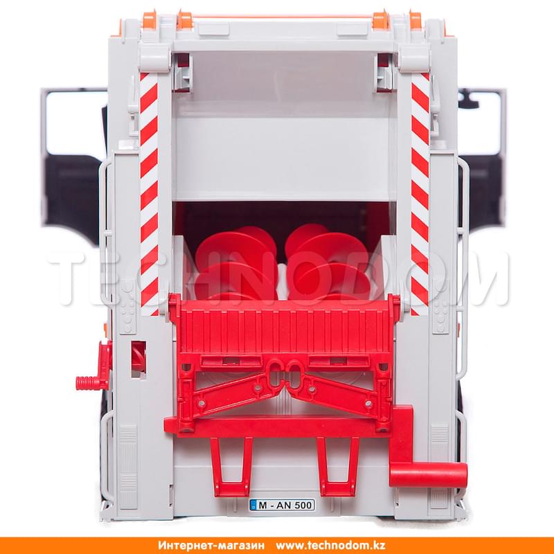 Мусоровоз «MAN TGS» оранжевый (подходит модуль со звуком и светом «H«) - фото #6, Technodom.kz