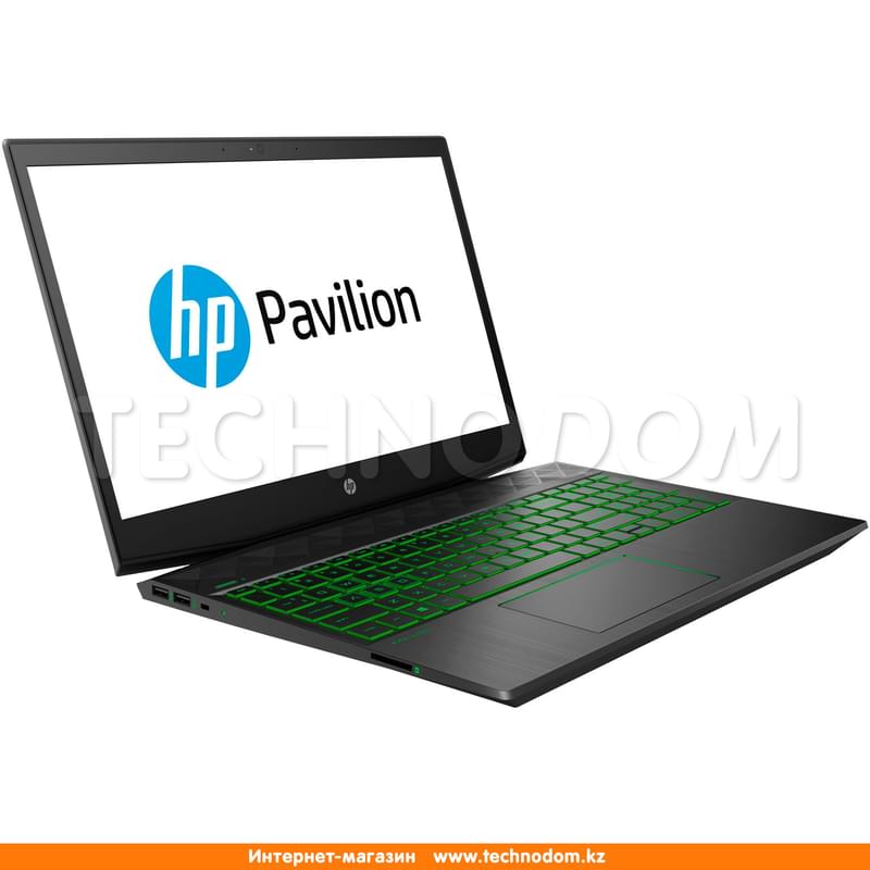 Игровой ноутбук HP Pavilion i7 8750H / 8ГБ / 1000HDD / GTX1060 3ГБ / 15.6 / DOS / (4RN31EA) - фото #2, Technodom.kz