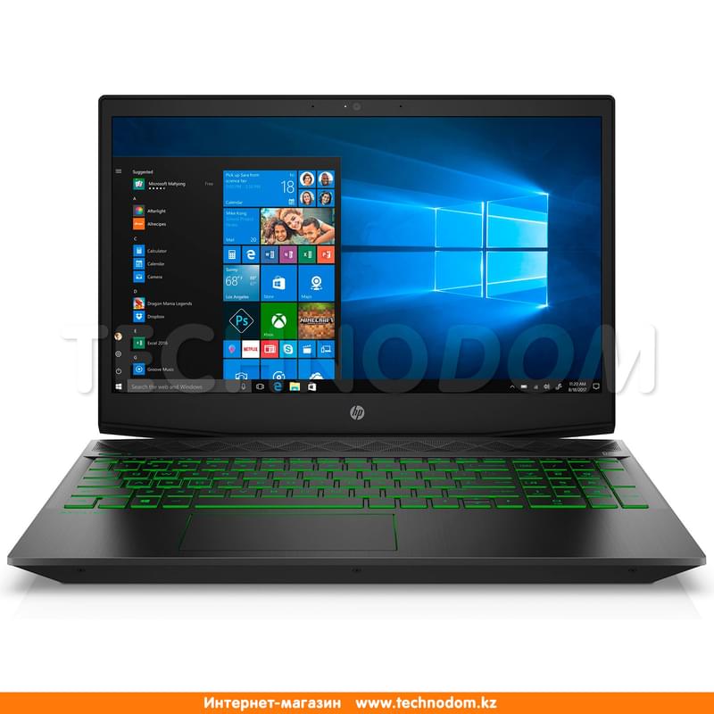Игровой ноутбук HP Pavilion i7 8750H / 8ГБ / 1000HDD / GTX1060 3ГБ / 15.6 / Win10 / (4RM72EA) - фото #0, Technodom.kz