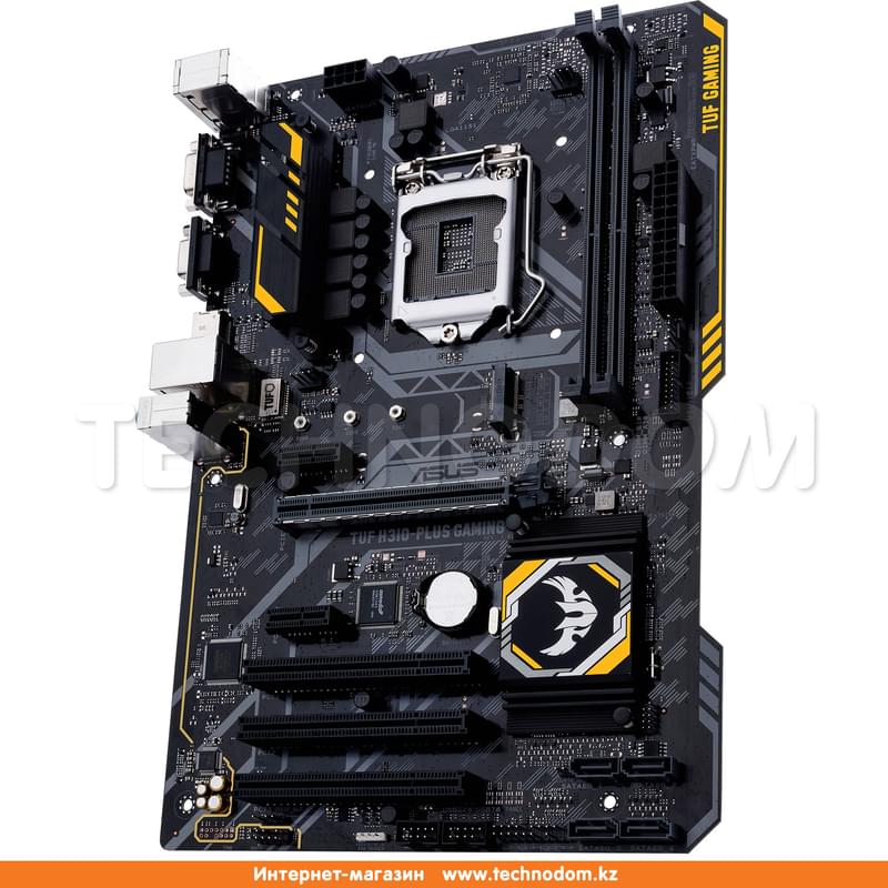 Материнская плата Asus TUF H310-PLUS Gaming LGA1151 2DDR4 PCI-E 1x16 2x1 (HDMI+VGA) ATX - фото #1, Technodom.kz