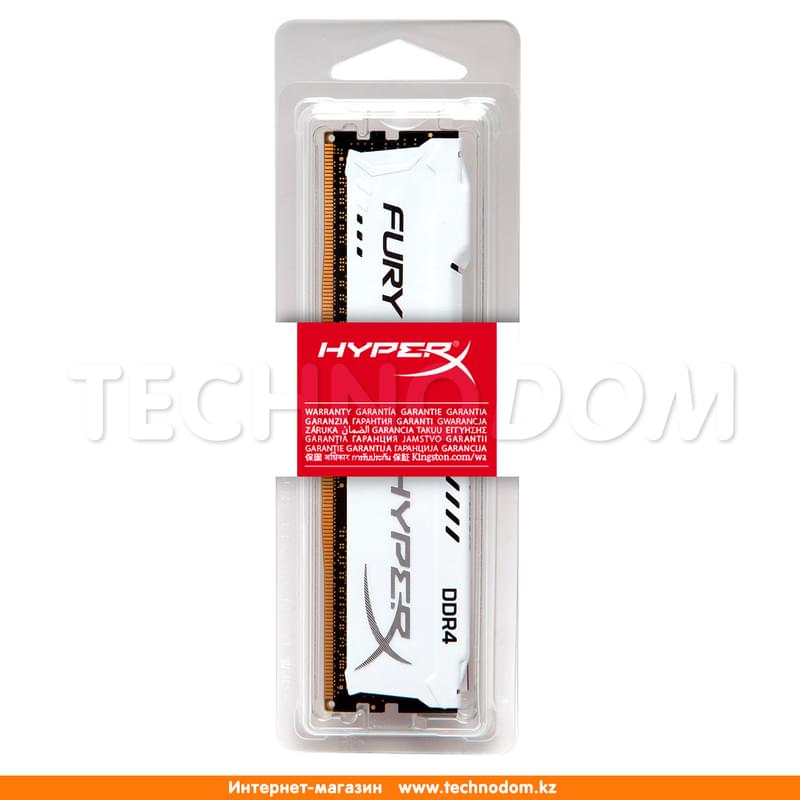 Оперативная память DDR4 DIMM 16GB/2666MHz PC4-21300 Kingston HyperX FURY White (HX426C16FW/16) - фото #3, Technodom.kz