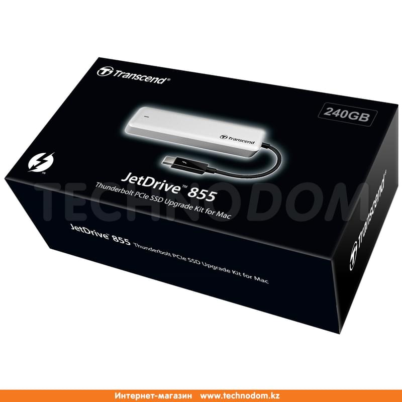Внешний SSD M.2 240GB Transcend JetDrive 855 for Mac, Thunderbolt (TS240GJDM855) - фото #3, Technodom.kz