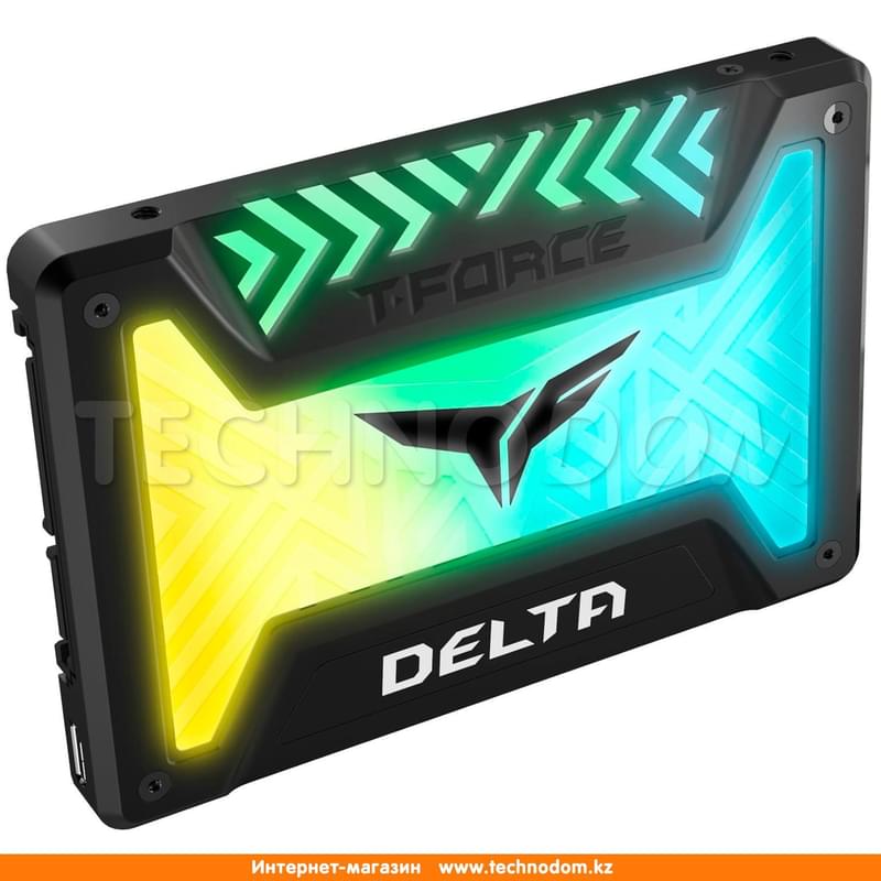 Внутренний SSD 2.5" 250GB Team Group T-FORCE DELTA RGB SATA-III TLC (T253TR250G3C313) - фото #1, Technodom.kz
