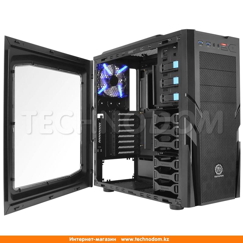 ПК корпус Thermaltake Commander G41 MidTower, window, Black ATX (CA-1B4-00M1WN-00) - фото #7, Technodom.kz