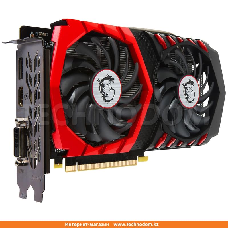 Видеокарта MSI GeForce GTX 1050 Ti GAMING X 4G 4Gb 128bit/G5 (HDMI+DP+DVI-D) - фото #2, Technodom.kz