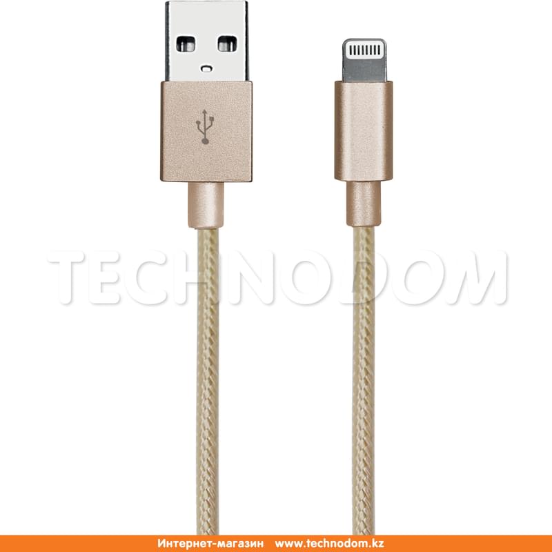 Кабель USB 2.0 - Lightning, SBS, 1м, Золотой (TECABLEUSBIP5BG) - фото #0, Technodom.kz