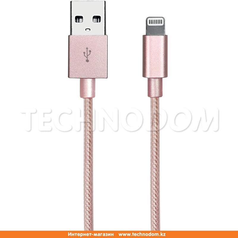 Кабель USB 2.0 - Lightning, SBS, 1м, Розово-Золотой (TECABLEUSBIP5BP) - фото #0, Technodom.kz