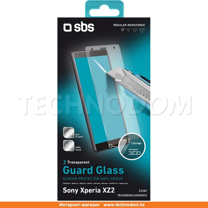 Защитное стекло для Sony Xperia XZ2 DS, SBS (TESCREENGLASSXOXZ2) - фото #1, Technodom.kz