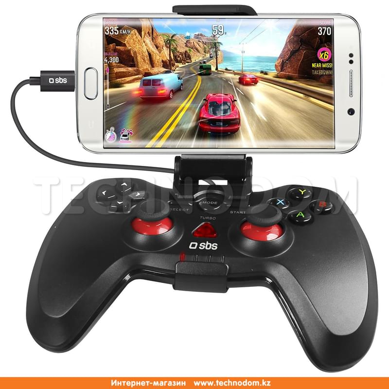 Джойстик для смартфона 5,7" Android/PC/PS3, SBS, (TEANDROIDCABLEPADK) - фото #0, Technodom.kz