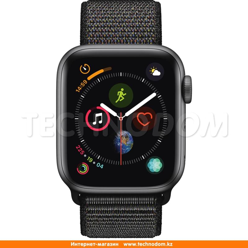 Apple Watch Series 4 GPS 40mm Space Grey Aluminium Case with Black Sport Loop