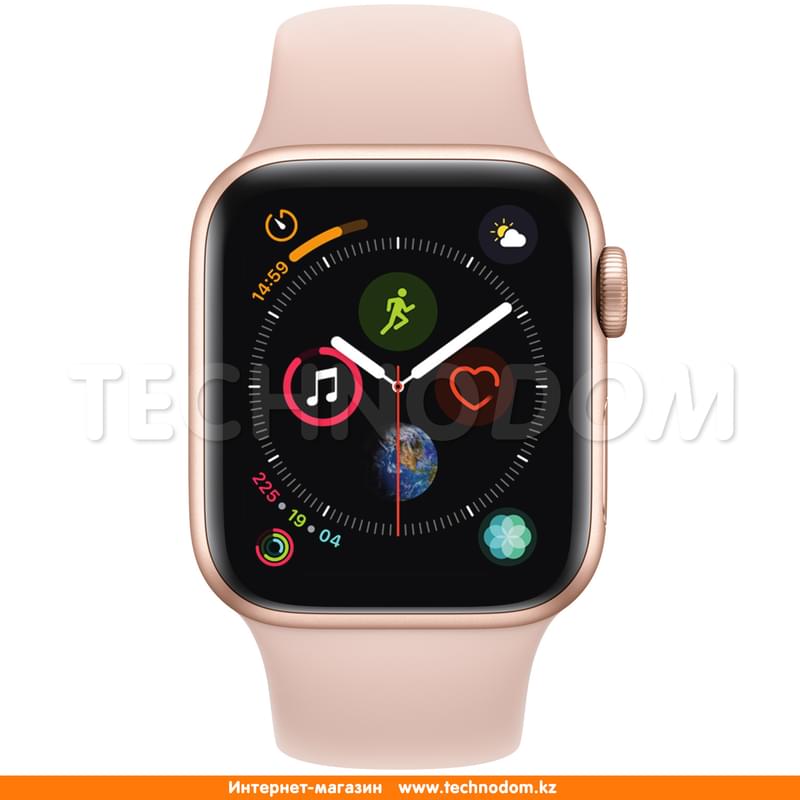 Apple Watch Series 4 GPS 44mm Gold Aluminium Case with Pink Sand Sport Band