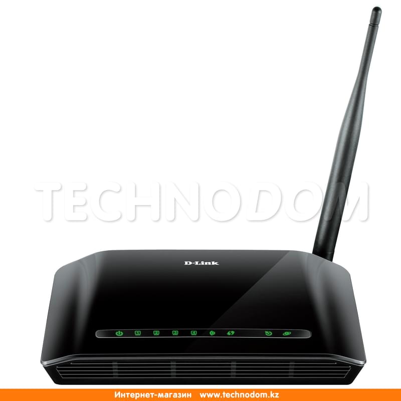 Беспроводной ADSL Модем, D-Link DSL-2640U, 4 порта + Wi-Fi, 150 Mbps (DSL-2640U/U2) - фото #0, Technodom.kz
