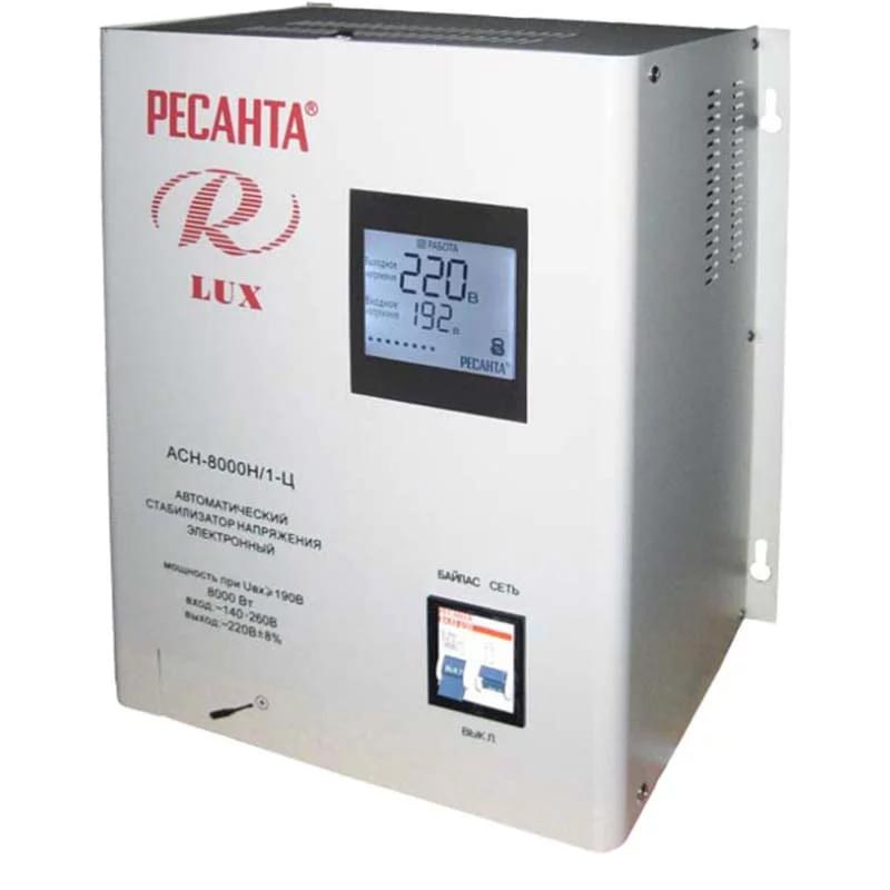 Стабилизатор однофазный цифровой настенный Ресанта АСН-8000Н/1-Ц (63/6/17) - фото #0, Technodom.kz Стабилизатор однофазный цифровой настенный Ресанта АСН-8000Н/1-Ц (63/6/17) - фото #0, Technodom.kz
