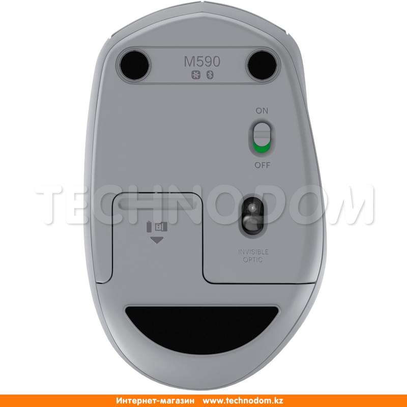Мышка беспроводная Bluetooth Logitech M590, Mid Grey Tonal, 910-005198 - фото #1, Technodom.kz