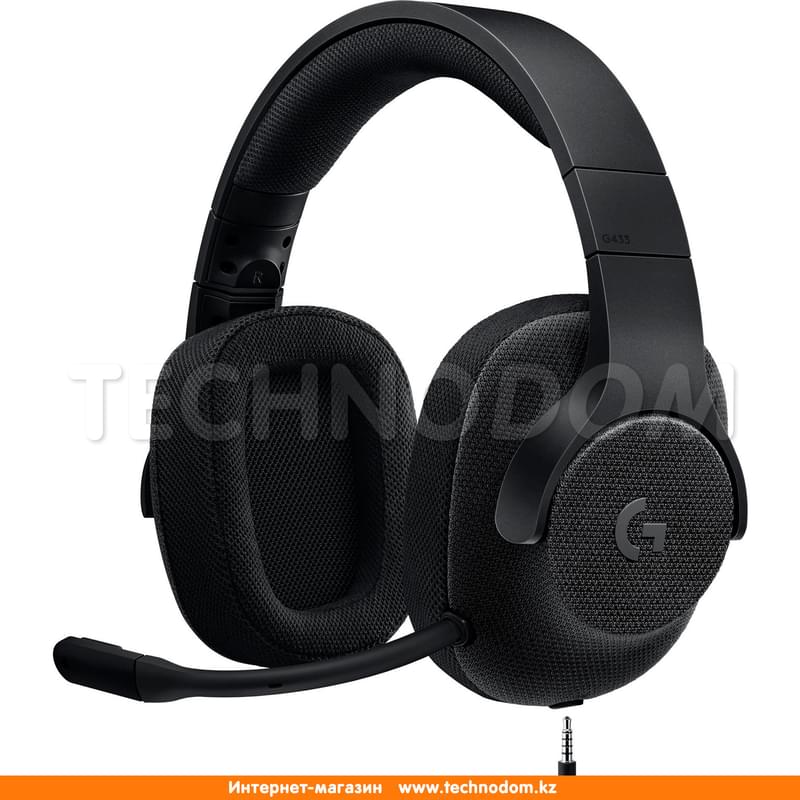 Гарнитура игровая накладная Logitech G433, Black, 981-000668 - фото #3, Technodom.kz
