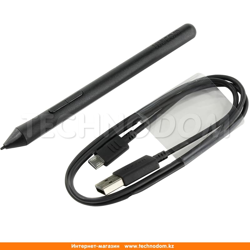 Графический планшет Wacom One Small, Black (CTL-472) - фото #3, Technodom.kz