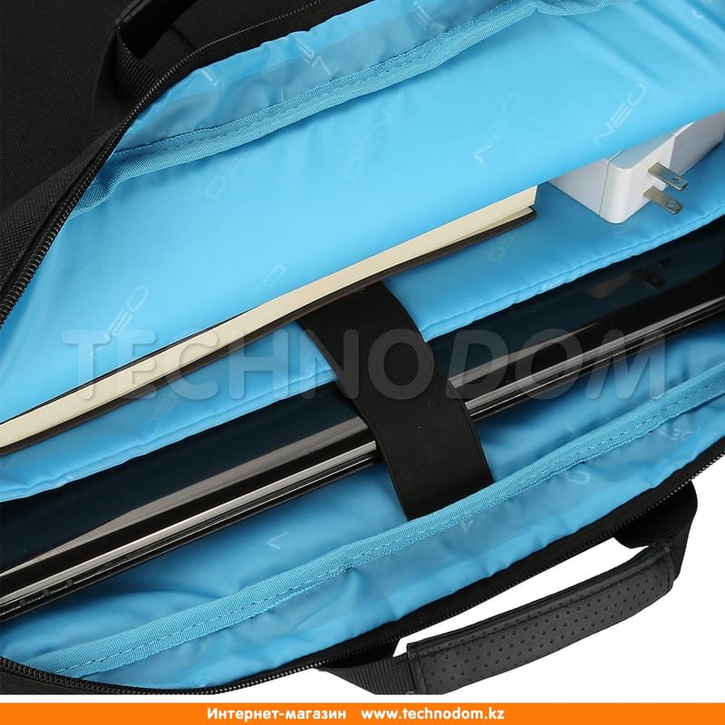 Сумка для ноутбука 15.6" NEO ELITE, Black, полиэстер (NEK-001B) - фото #5, Technodom.kz