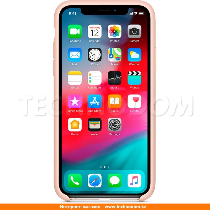 Чехол для iPhone XS Apple, Силикон, Pink Sand (MTF82ZM/A) - фото #1, Technodom.kz