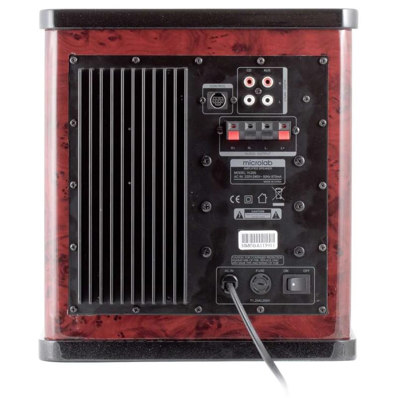 Колонки 2.1 Microlab H-200, Red Wood - фото #1, Technodom.kz
