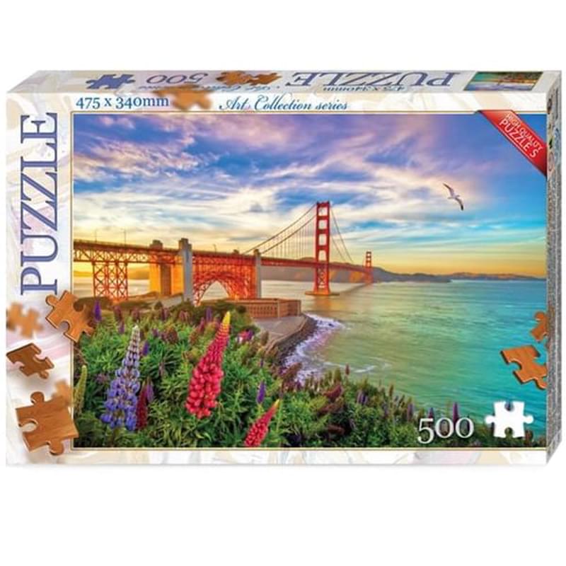 Пазлы 500 элементов "Мост-Золотые ворота" - фото #0, Technodom.kz Пазлы 500 элементов "Мост-Золотые ворота" - фото #0, Technodom.kz