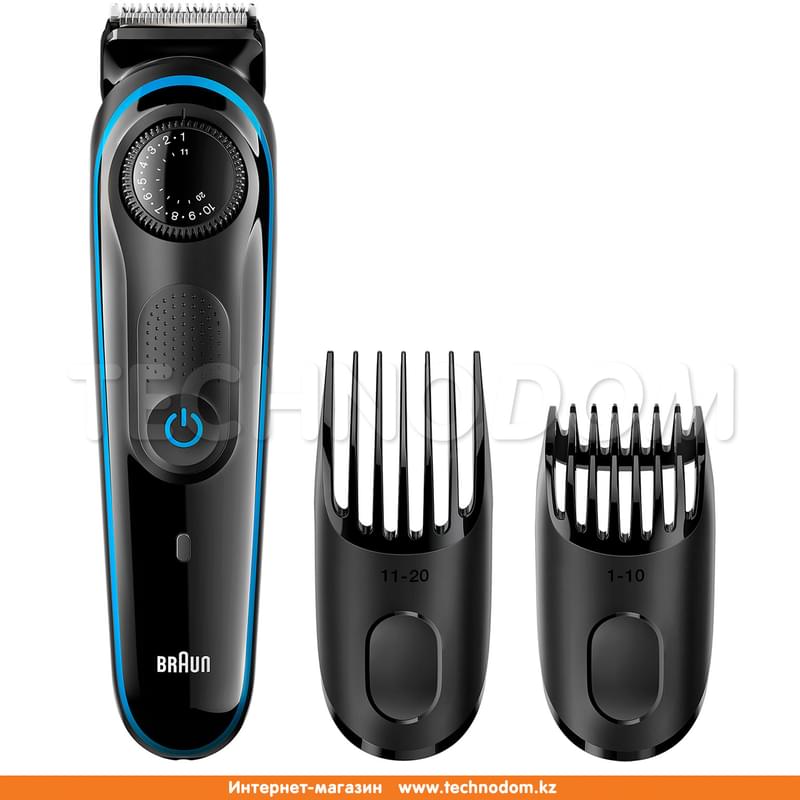 Триммер Braun BT-3040 BK/BLU - фото #1, Technodom.kz