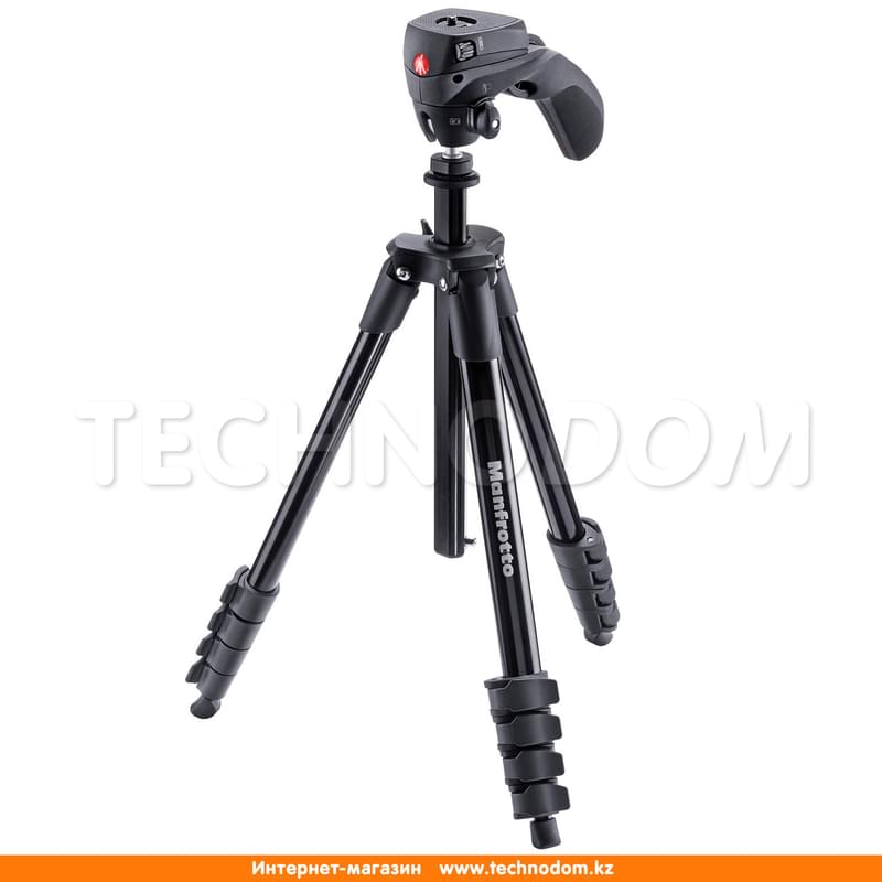 Штатив MANFROTTO Compact Action, Черный (MKCOMPACTACN-BK) - фото #0, Technodom.kz