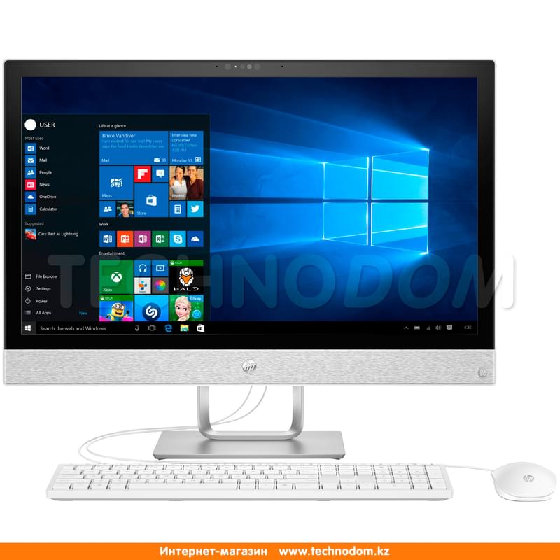 Моноблок 23.8" HP 24-R006UR White (2MJ04EA) - фото #0, Technodom.kz