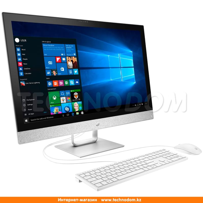 Моноблок 23.8" HP 24-R006UR White (2MJ04EA) - фото #1, Technodom.kz