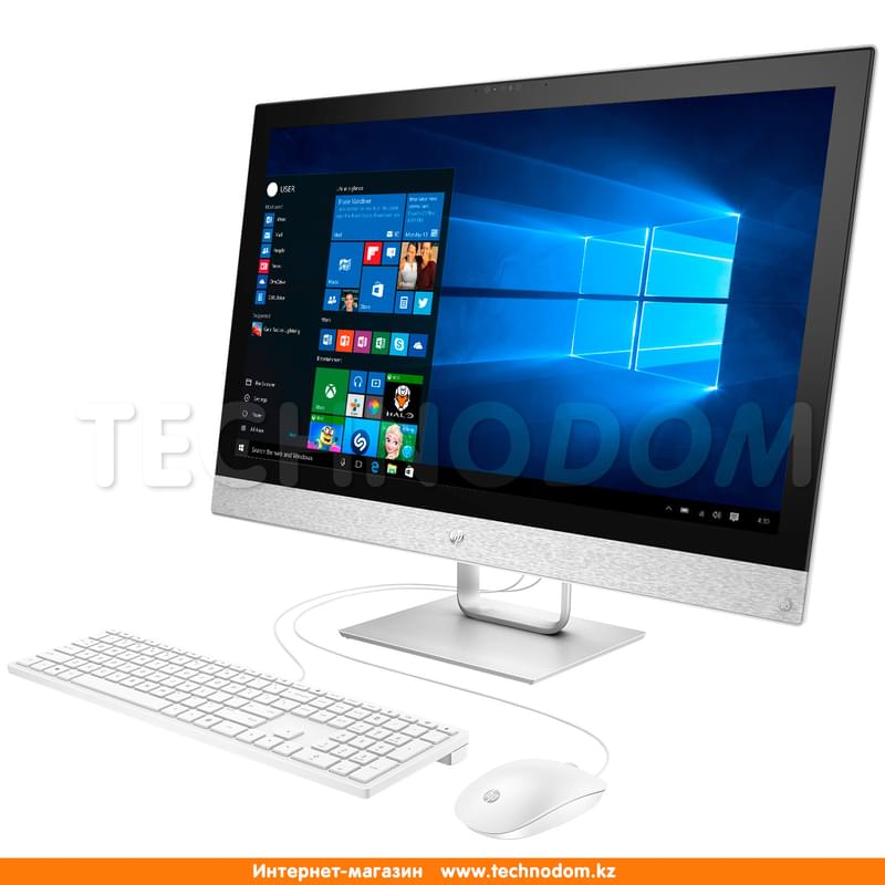 Моноблок 23.8" HP 24-R006UR White (2MJ04EA) - фото #2, Technodom.kz