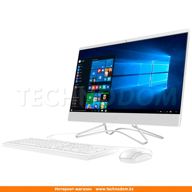 Моноблок 23.8" HP 24-F0100UR White (4UG81EA) - фото #1, Technodom.kz