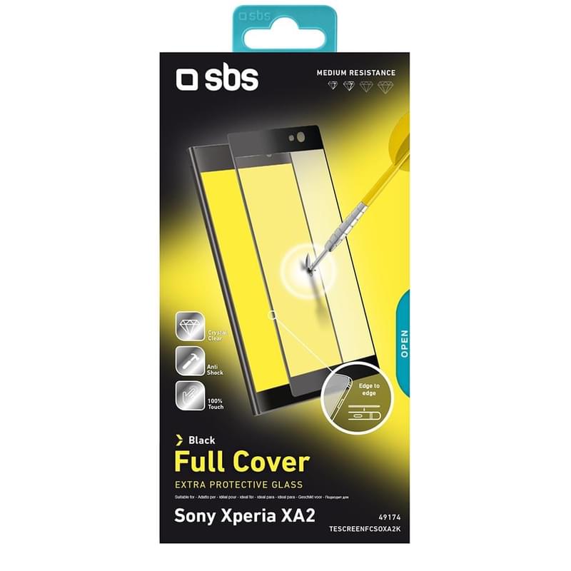 Защитное стекло для Sony Xperia XZ2 DS, SBS, Black (TESCREENFCSOXA2K) - фото #1, Technodom.kz