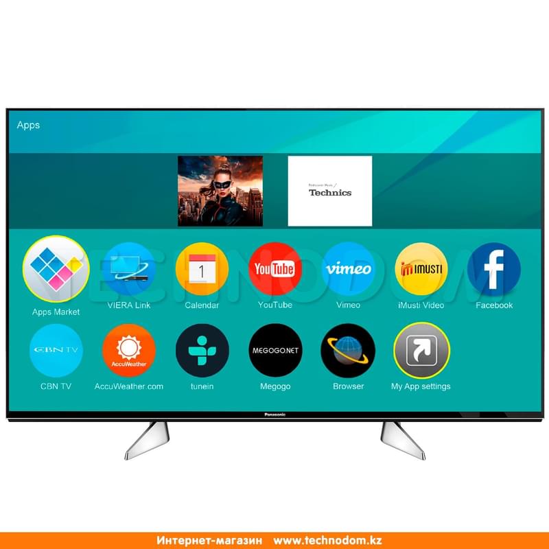 Телевизор 55" Panasonic TX-55EXR600 LED UHD Smart Black - фото #0, Technodom.kz