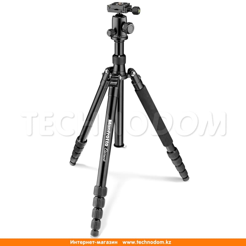 Штатив MANFROTTO Element Traveller с шаровой головкой, черный (MKELEB5BK-BH) - фото #0, Technodom.kz