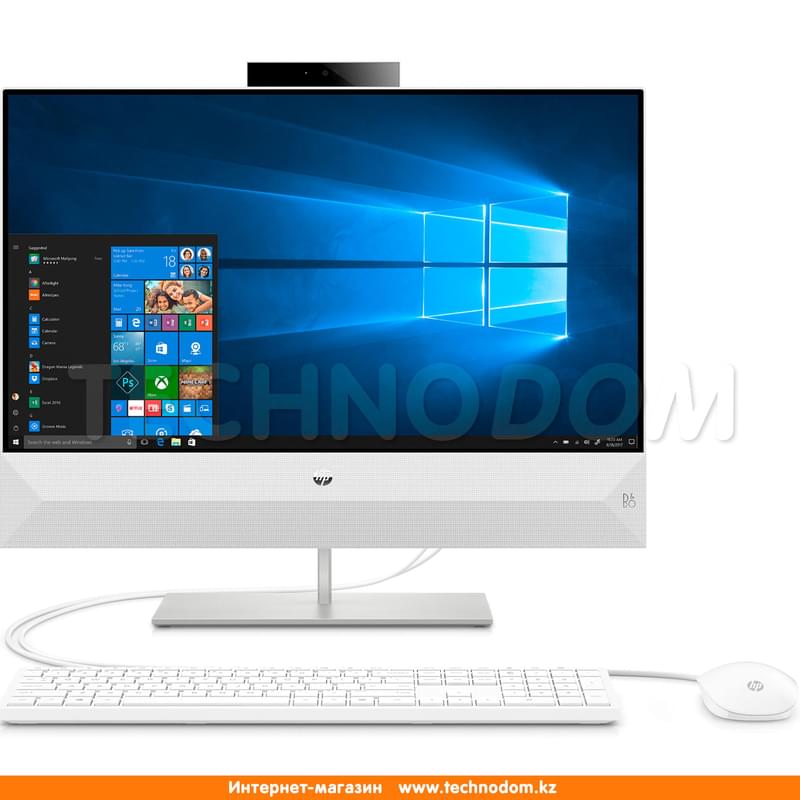 Моноблок 23.8" HP 24-XA0021UR White (4UD38EA) - фото #0, Technodom.kz