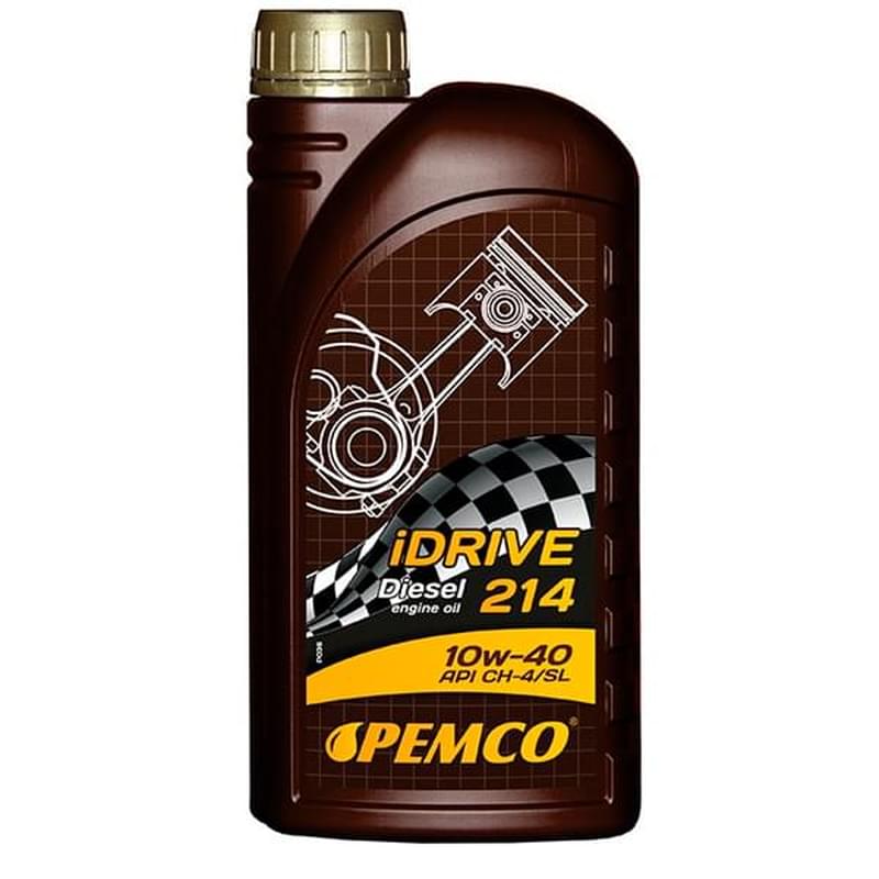 Моторное масло PEMCO iDrive 214 SAE 10W40 API CH-4/SL 1л - фото #0, Technodom.kz