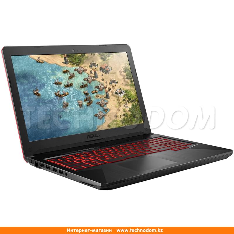 Игровой ноутбук Asus TUF FX504GM i5 8300H / 16ГБ / 1000HDD / 128SSD / GTX1060 3ГБ / 15.6 / DOS / (FX504GM-E4284) - фото #1, Technodom.kz
